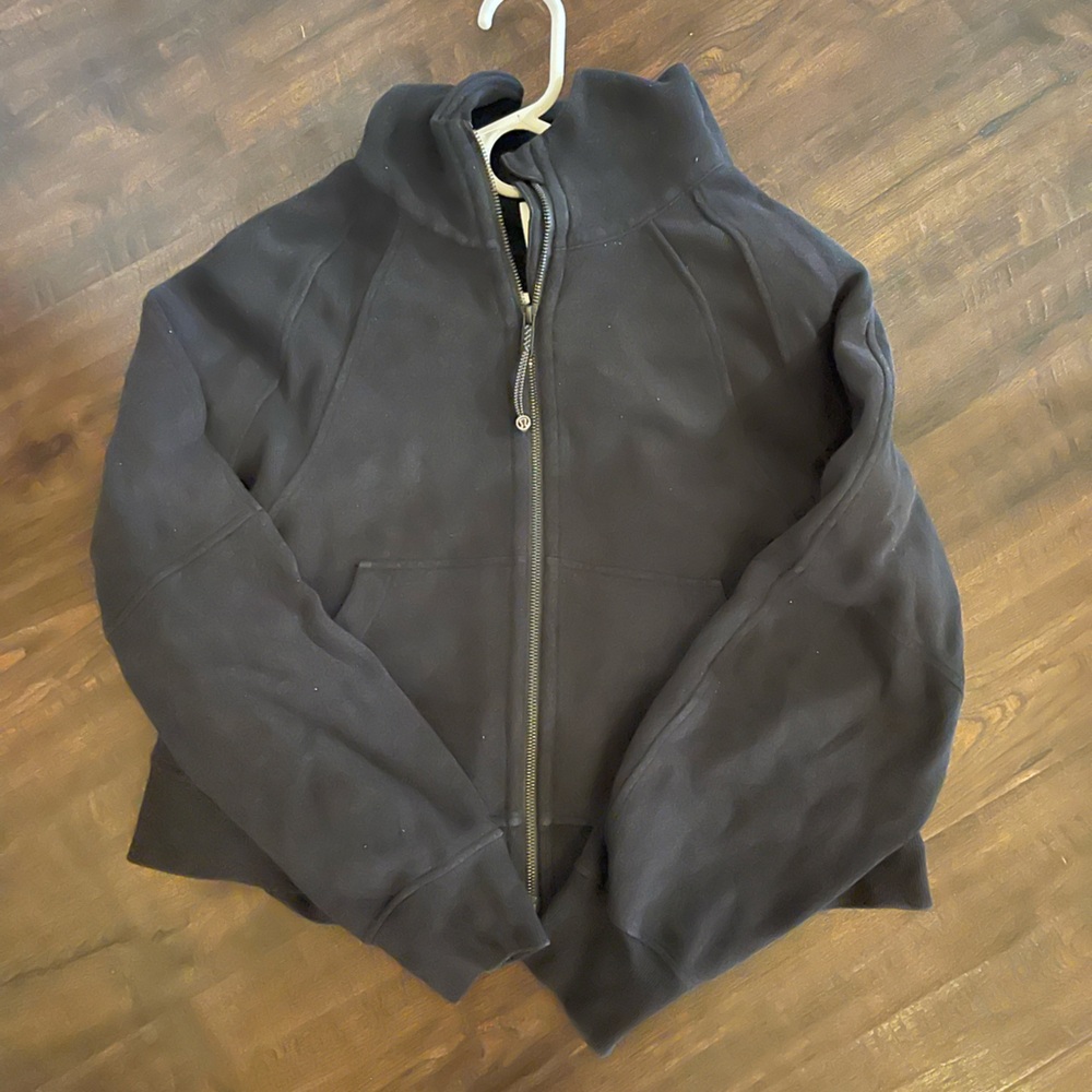 Lululemon Black Full Zip Scuba